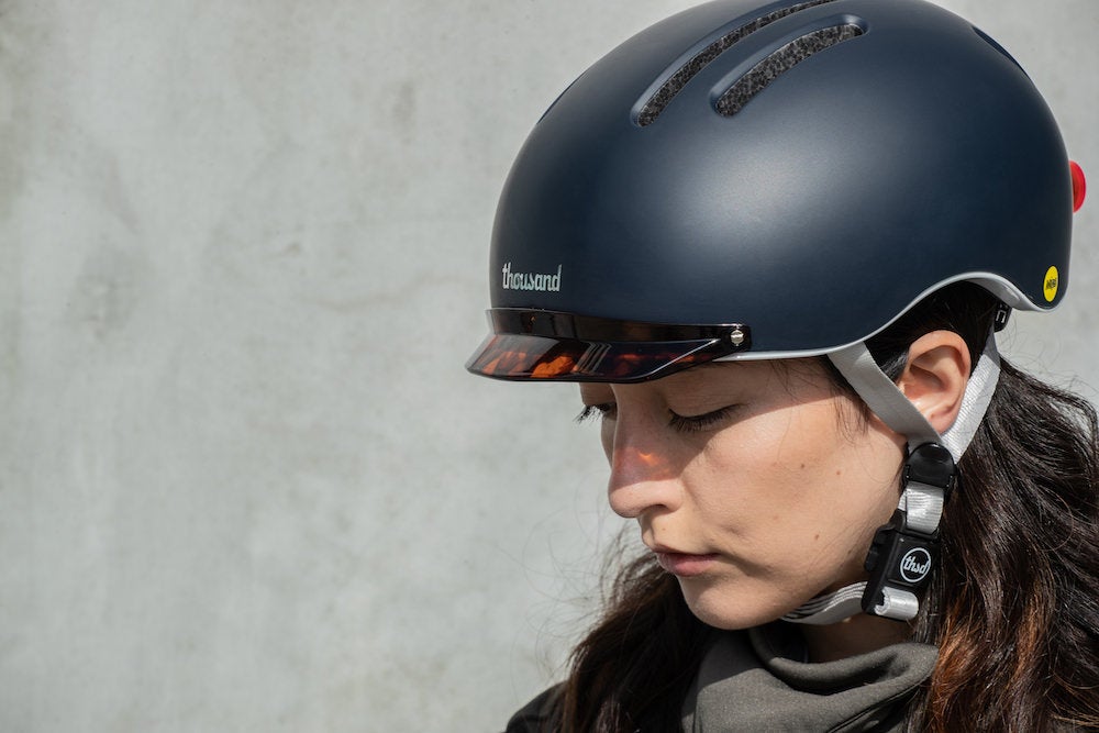 Casque Vélo Femme avec Lumière