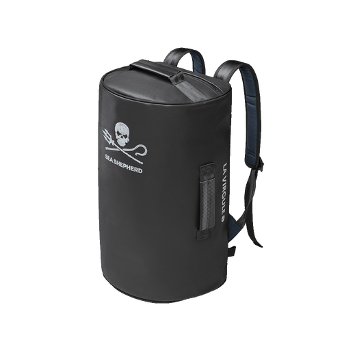 Sac à dos imperméable et recyclé 35L - La virgule x Sea Shepherd - Hors-Bord