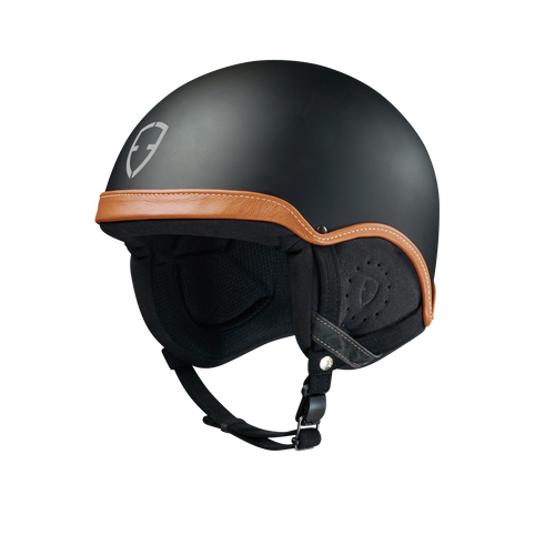 Casque de ski Egide Ino de couleur camerl vue face 3/4