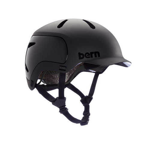 Casque de vélo de ville design Bern Watts 2.0 Matte Black 