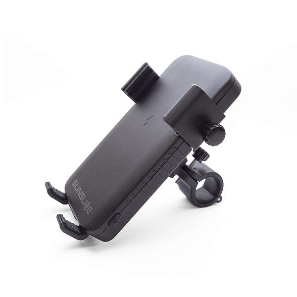 Phone holder with built-in battery Cyclotron Sunslice